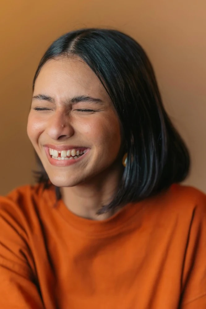 Student smiling